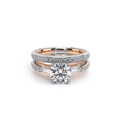 Verragio Three-Stone Round Engagement Ring