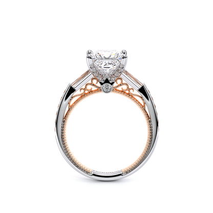 Verragio Three-Stone Princess Engagement Ring