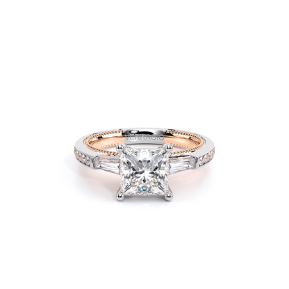 Verragio Three-Stone Princess Engagement Ring