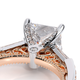 Verragio Three-Stone Princess Engagement Ring