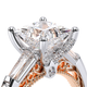 Verragio Three-Stone Princess Engagement Ring