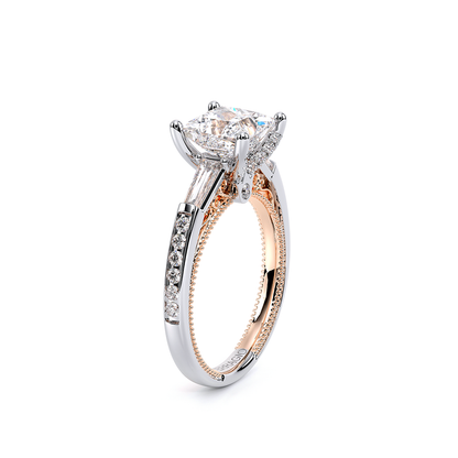 Verragio Three-Stone Princess Engagement Ring