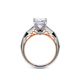 Verragio Three-Stone Emerald Engagement Ring