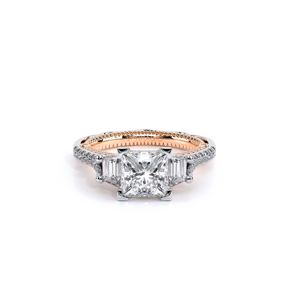 Verragio Three-Stone Princess Engagement Ring