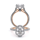 Verragio Halo Oval Engagement Ring