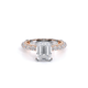 Verragio Pave Emerald Engagement Ring