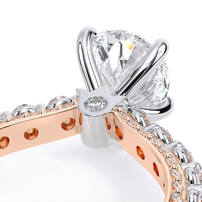 Verragio Pave Pear Engagement Ring