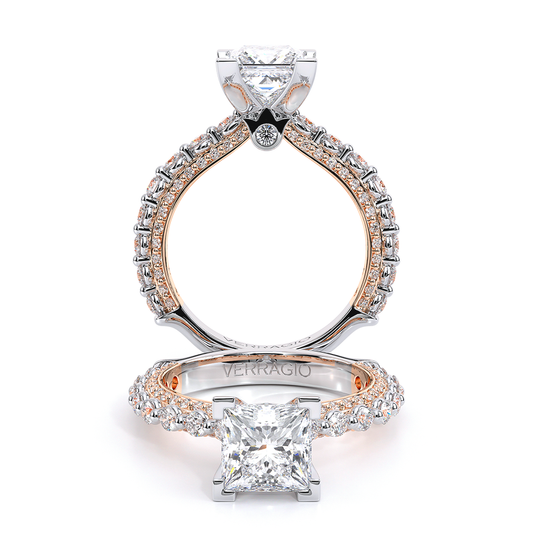 Verragio Pave Princess Engagement Ring