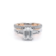 Verragio Three-Stone Emerald Engagement Ring