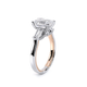 Verragio Three-Stone Emerald Engagement Ring