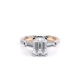 Verragio Three-Stone Emerald Engagement Ring