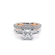 Verragio Three-Stone Princess Engagement Ring