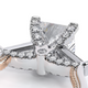 Verragio Three-Stone Princess Engagement Ring