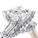 Verragio Three-Stone Princess Engagement Ring