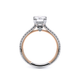 Verragio Pave Emerald Engagement Ring