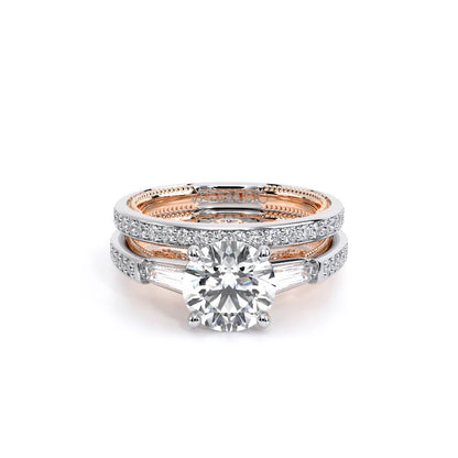 Verragio Three-Stone Round Engagement Ring