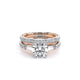 Verragio Three-Stone Round Engagement Ring