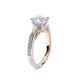 Verragio Three-Stone Round Engagement Ring