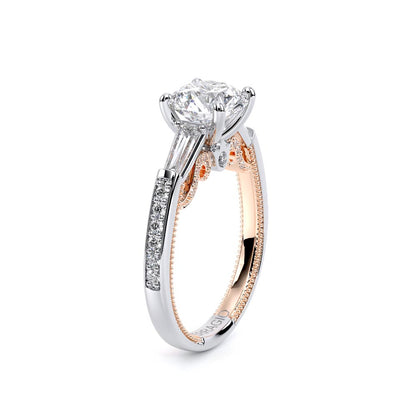Verragio Three-Stone Round Engagement Ring