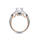 Verragio Three-Stone Round Engagement Ring