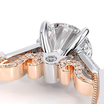 Verragio Three-Stone Round Engagement Ring