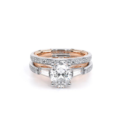 Verragio Three-Stone Oval Engagement Ring