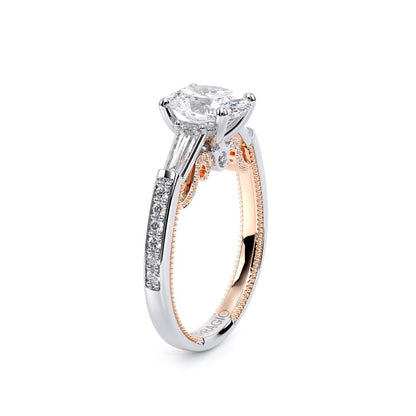 Verragio Three-Stone Oval Engagement Ring