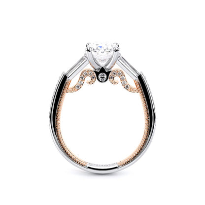 Verragio Three-Stone Oval Engagement Ring