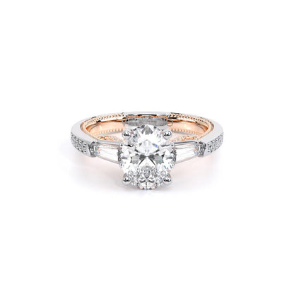 Verragio Three-Stone Oval Engagement Ring