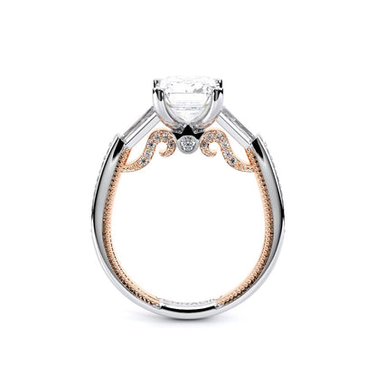 Verragio Three-Stone Emerald Engagement Ring