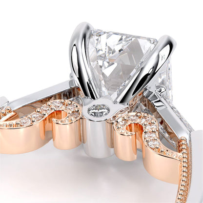 Verragio Three-Stone Emerald Engagement Ring
