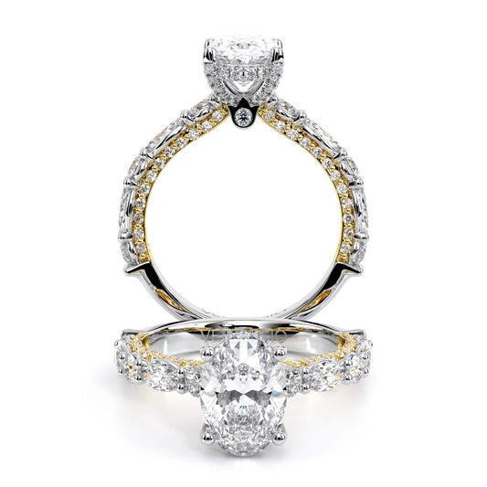 Verragio Pave Oval Engagement Ring