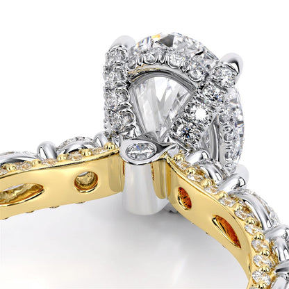 Verragio Pave Oval Engagement Ring