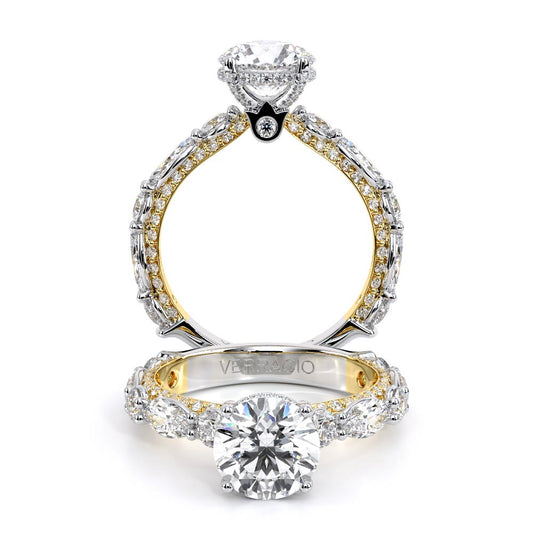 Verragio Pave Round Engagement Ring