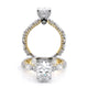 Verragio Pave Oval Engagement Ring