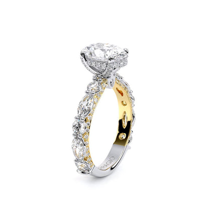 Verragio Pave Oval Engagement Ring