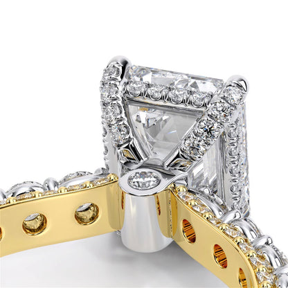 Verragio Pave Emerald Engagement Ring