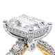 Verragio Pave Emerald Engagement Ring