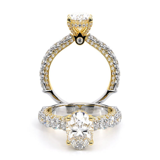 Verragio Pave Oval Engagement Ring