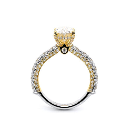 Verragio Pave Oval Engagement Ring