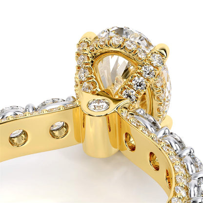 Verragio Pave Oval Engagement Ring