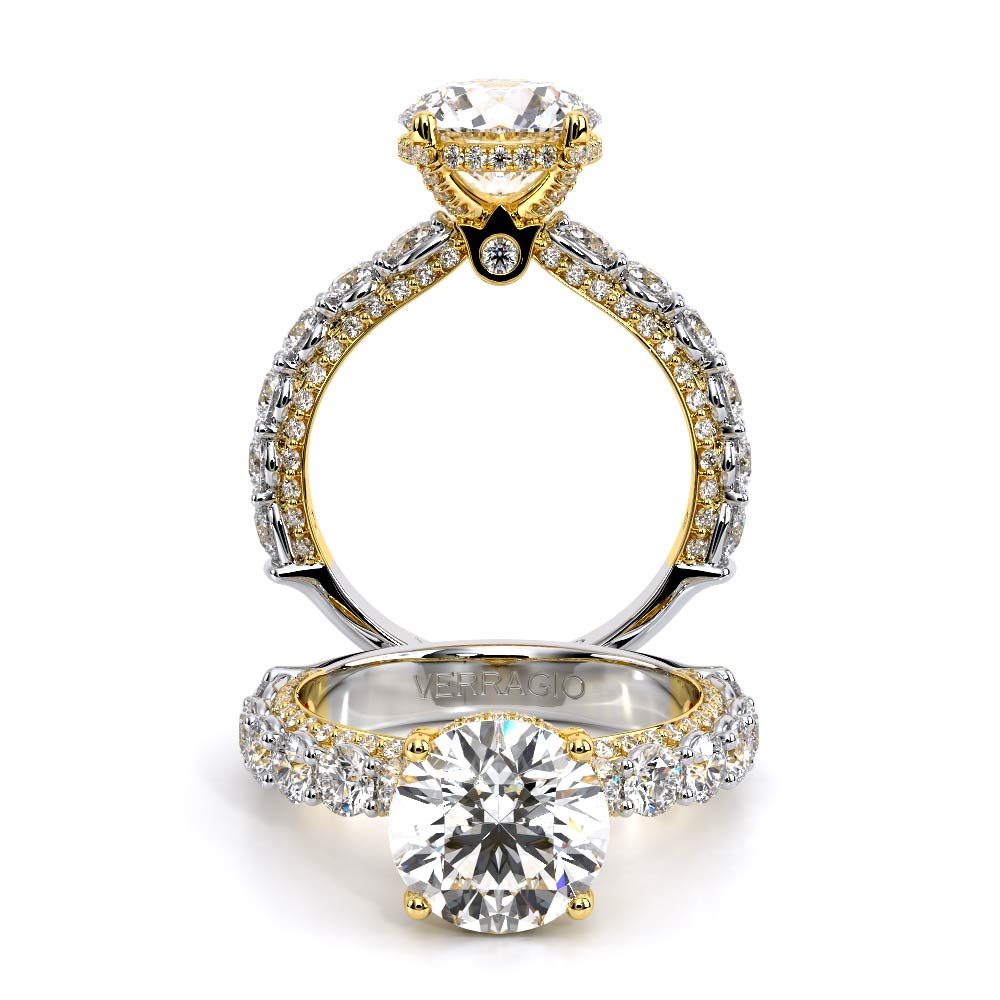 Verragio Pave Round Engagement Ring
