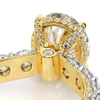 Verragio Pave Oval Engagement Ring