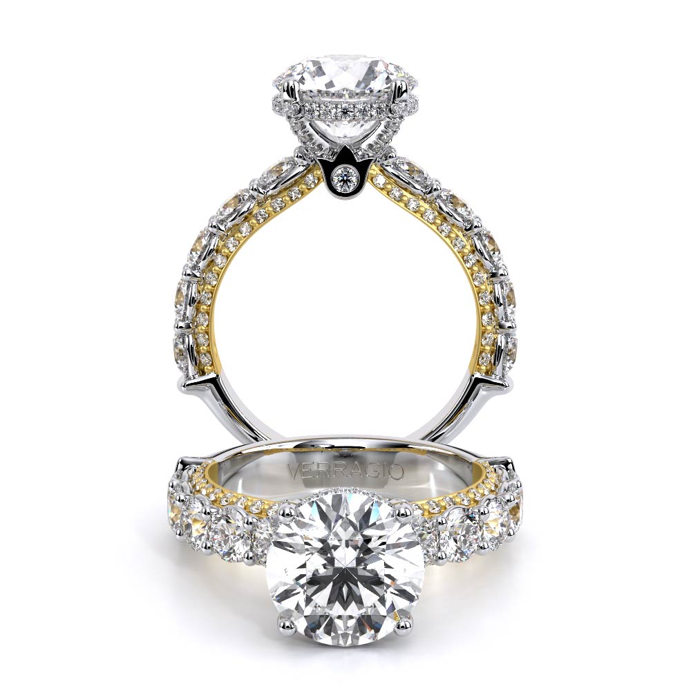 Verragio Pave Round Engagement Ring