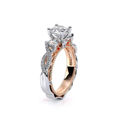 Verragio Three-Stone Round Engagement Ring