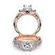 Verragio Three-Stone Round Engagement Ring