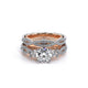 Verragio Three-Stone Round Engagement Ring