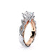 Verragio Three-Stone Princess Engagement Ring