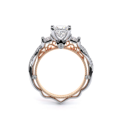 Verragio Three-Stone Princess Engagement Ring