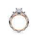 Verragio Three-Stone Princess Engagement Ring